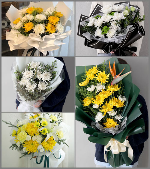 湖北武汉市新洲区三店街道董椿村白事花束代送
